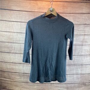 new directions Slate Gray Lightweight Knit Top
